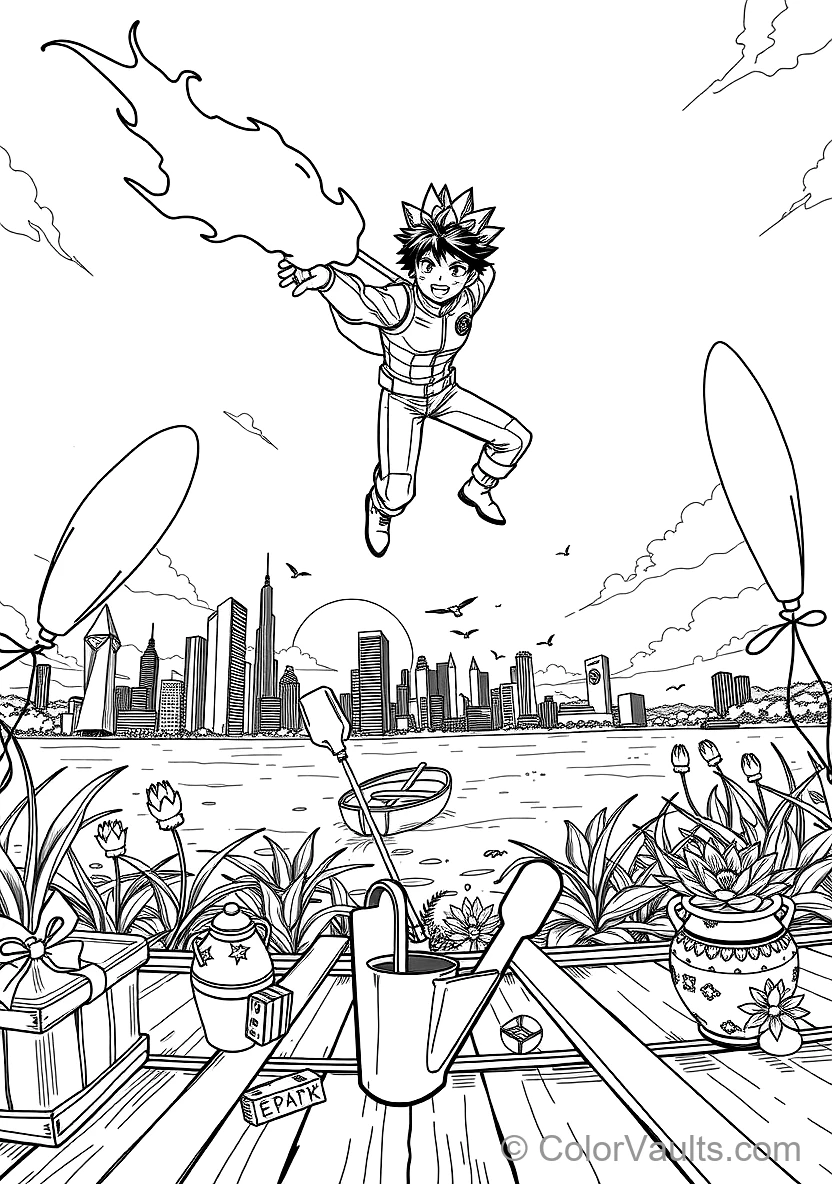My Hero Academia coloring page 2
