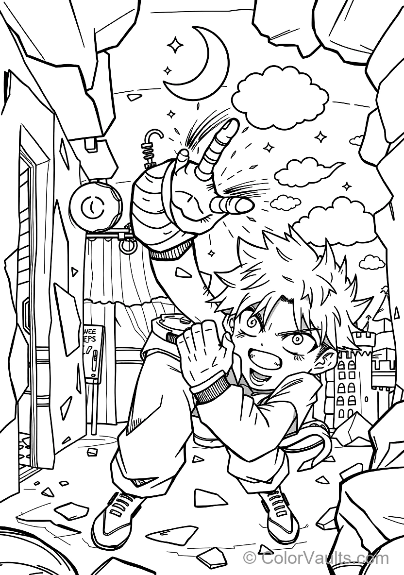 Shoto Todoroki Combining Fire and Ice (2)