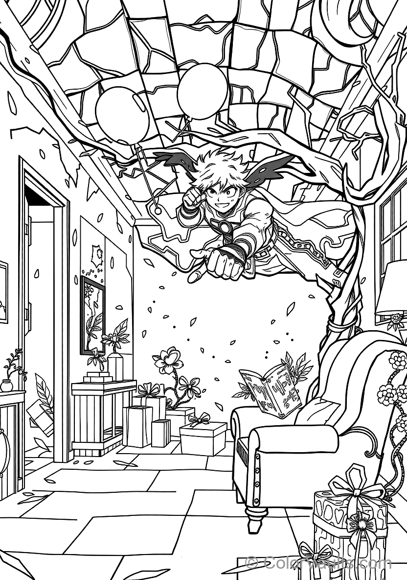 Ochaco Uraraka Floating with Zero Gravity (2)