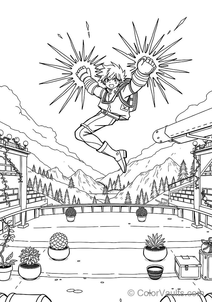 Fumikage Tokoyami with Dark Shadow (2)