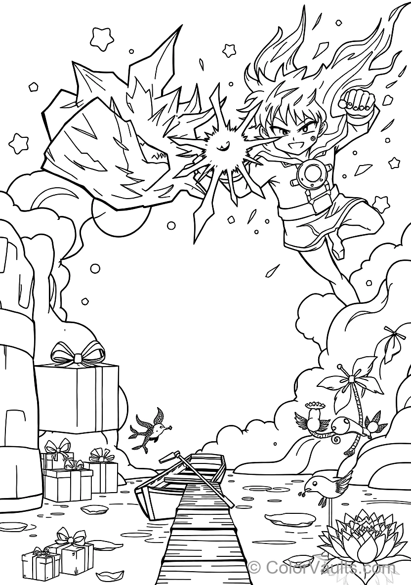 Todoroki and Deku Team Up (2)