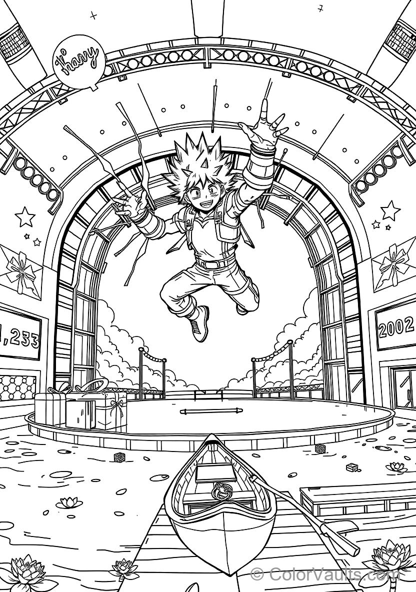 Katsuki Bakugo Unleashing Explosive Power (3)