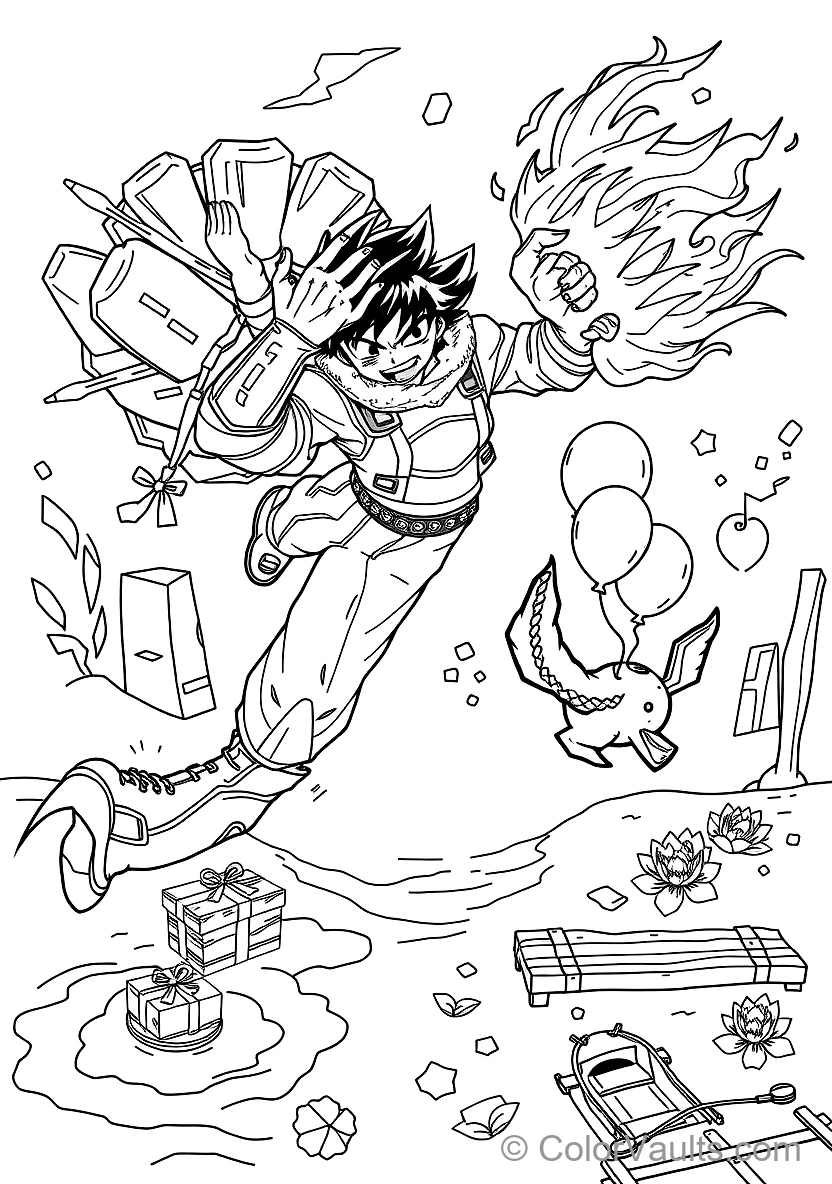 Katsuki Bakugo Unleashing Explosive Power (4)