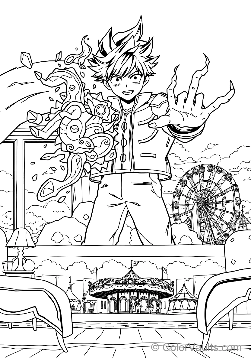 Fumikage Tokoyami with Dark Shadow (5)