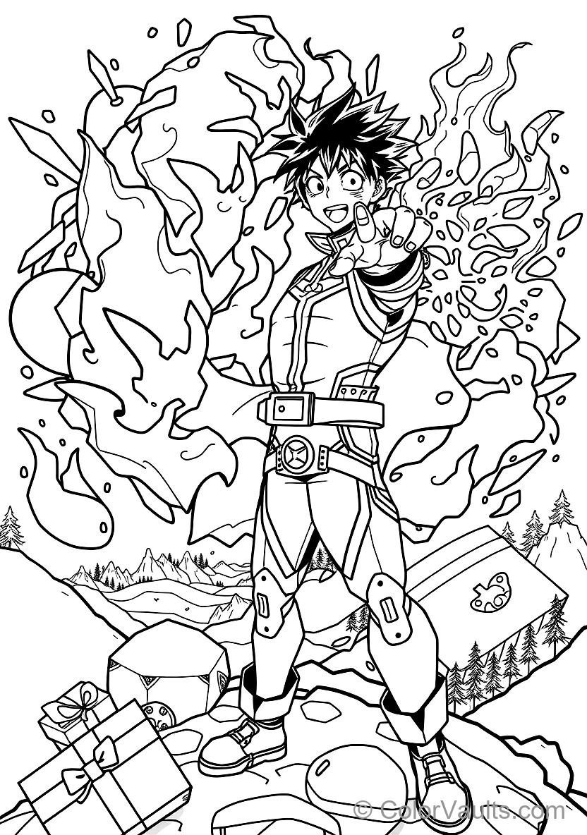 Todoroki and Deku Team Up (5)