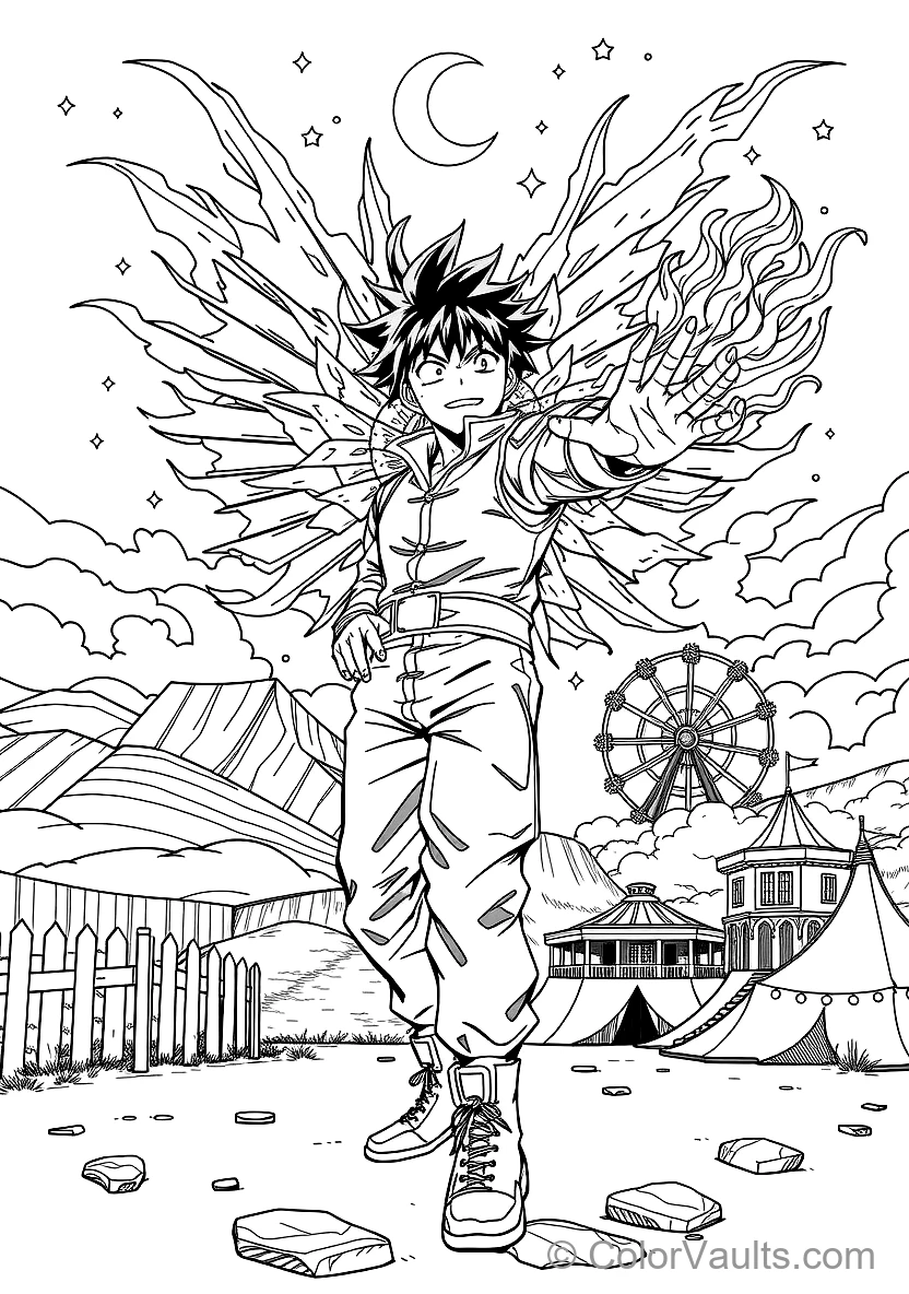 Class 1-A Heroes Training Together (6)