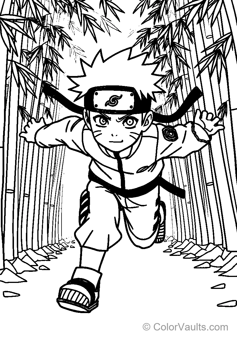 Naruto coloring page 3