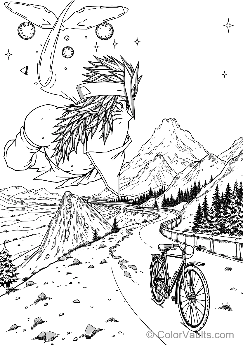 Madara Uchiha with Long Spiky Mane and Samurai Armor (Scene 4)