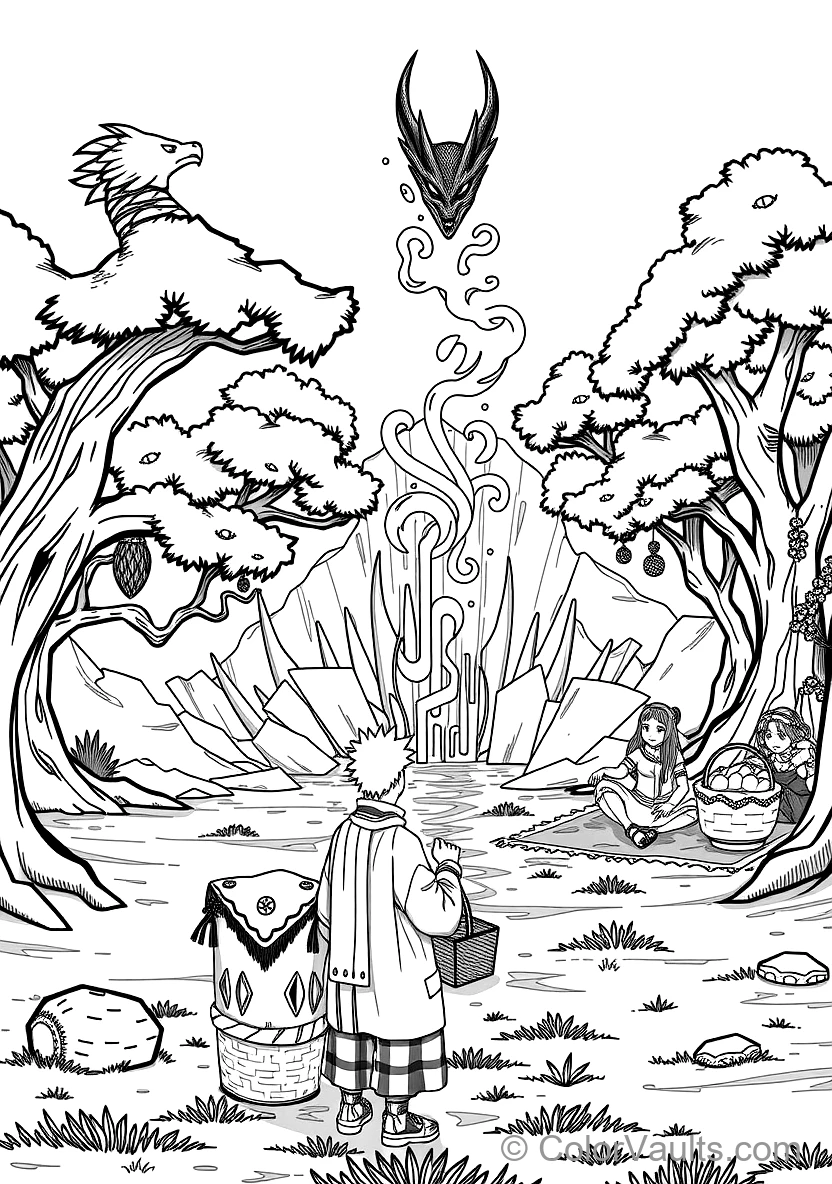 Might Guy Opening the Eighth Gate of Death with Steam