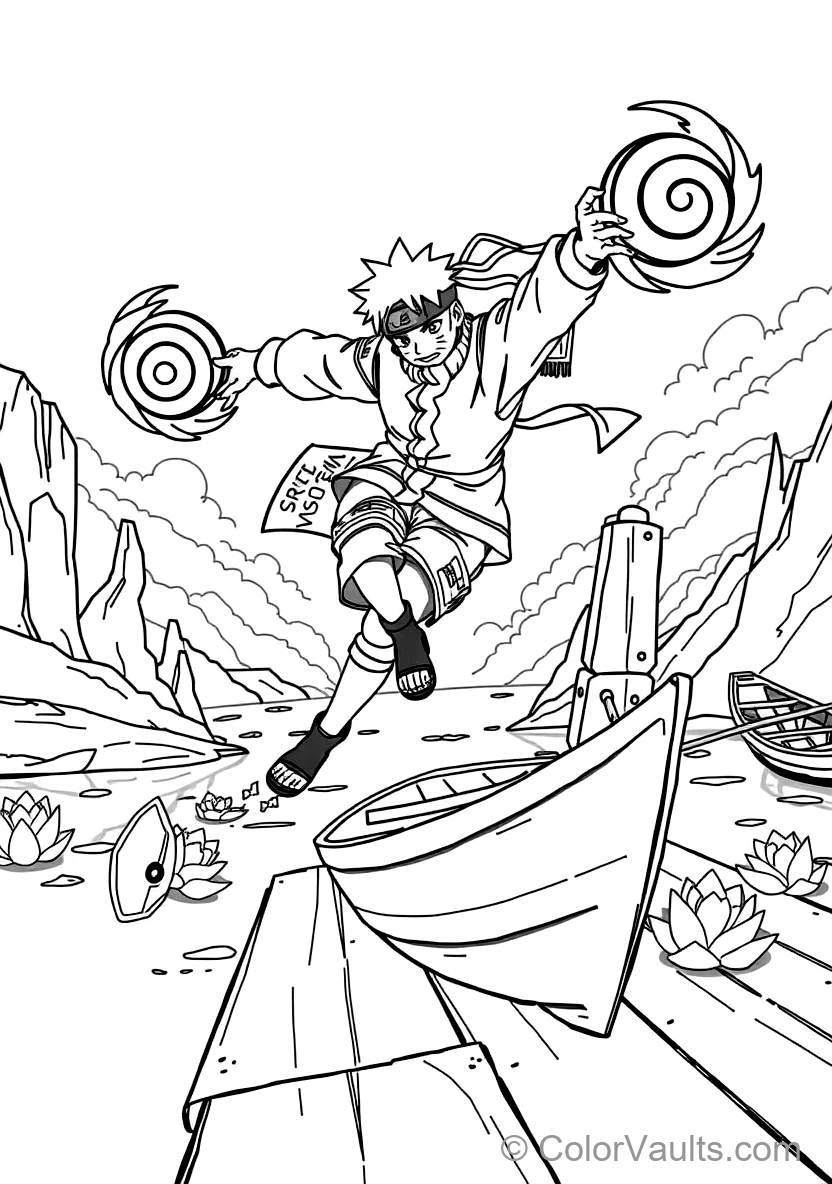 Naruto Uzumaki in Sage Mode with Eye Markings (Scene 7)