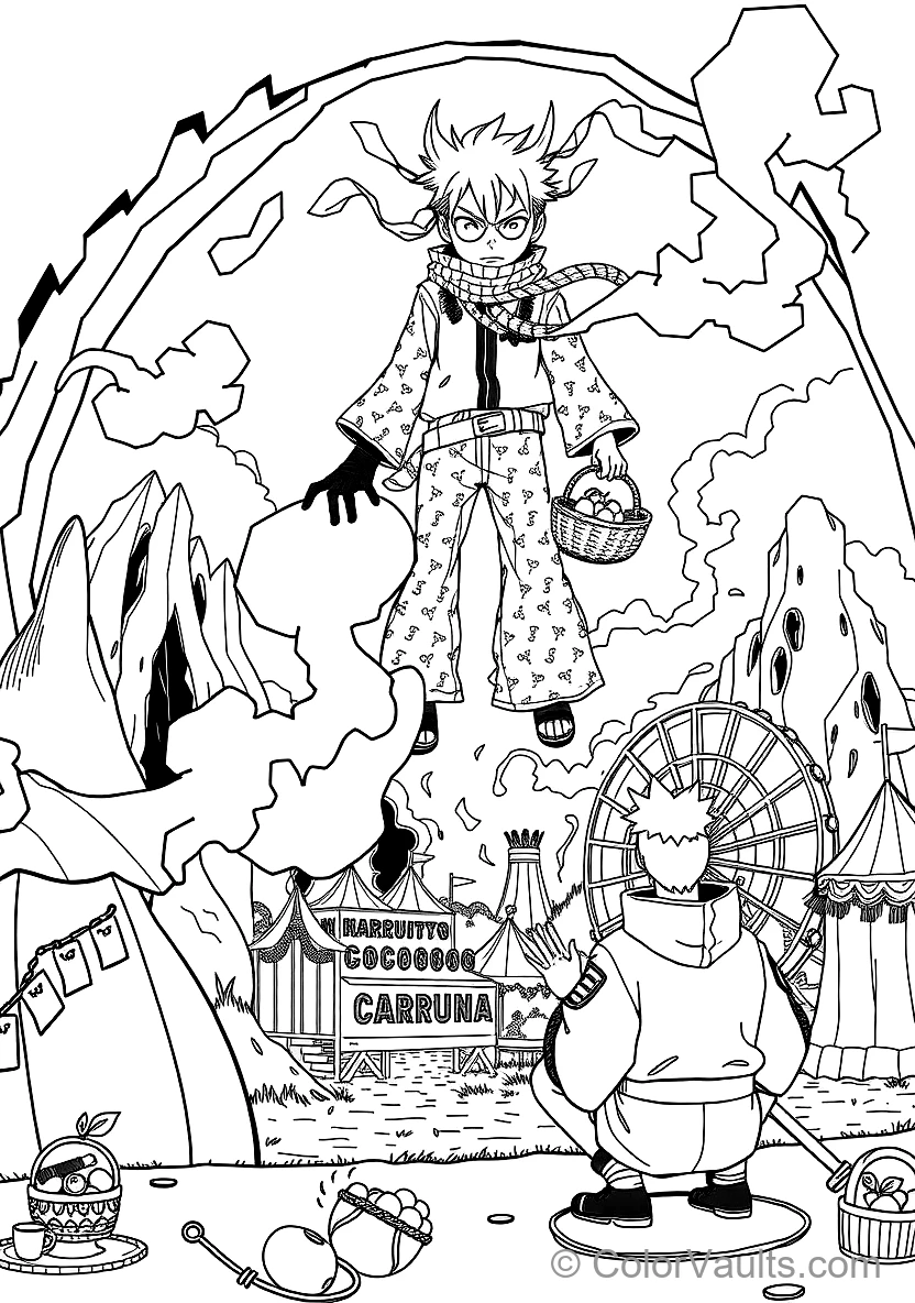 Might Guy Opening the Eighth Gate of Death with Steam (Scene 3)