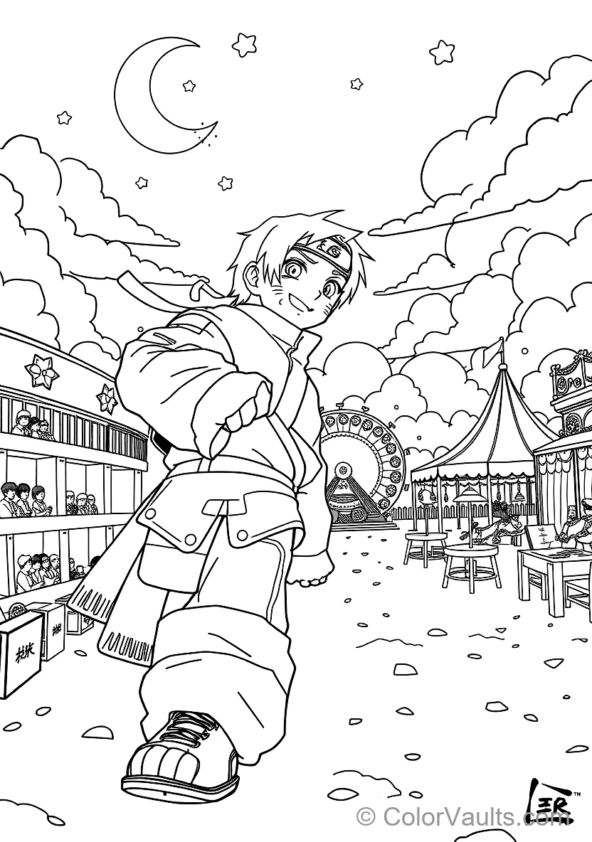 Rock Lee Removing His Extreme Leg Weights with Smiling (Scene 8)