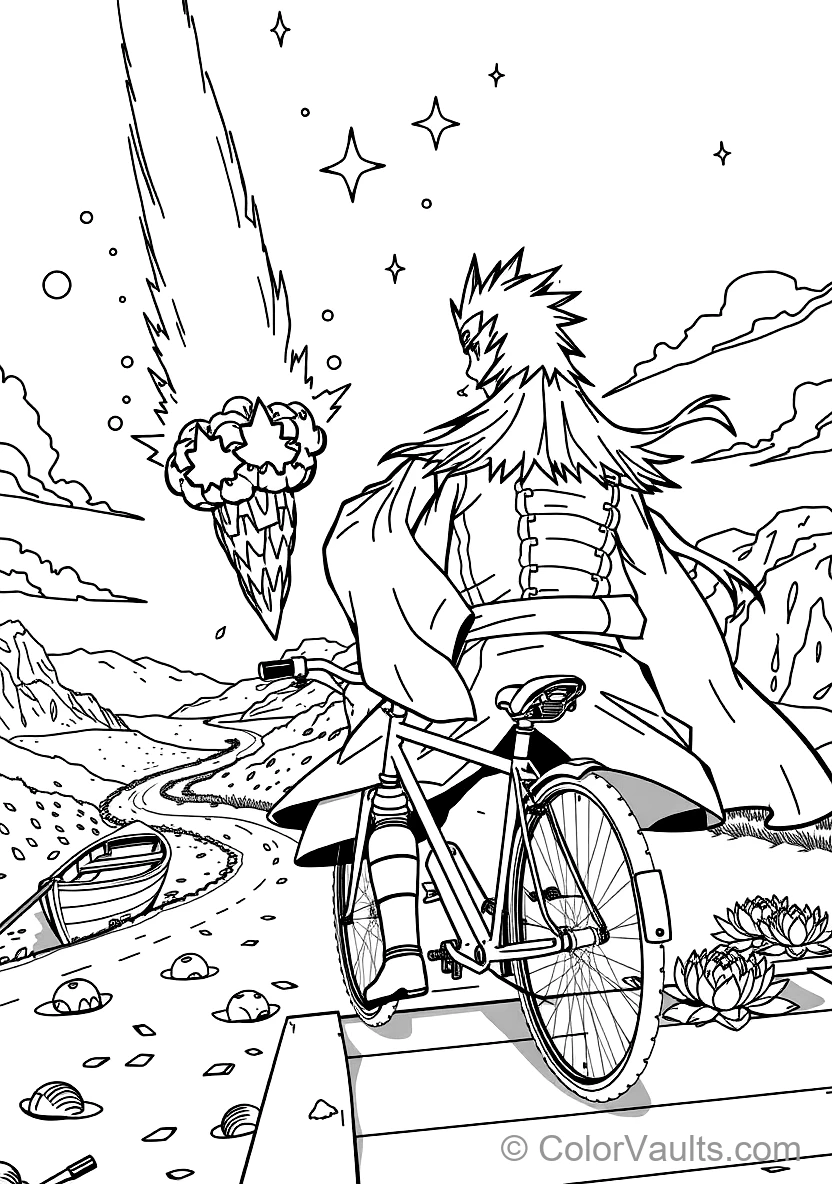 Madara Uchiha with Long Spiky Mane and Samurai Armor (Scene 6)