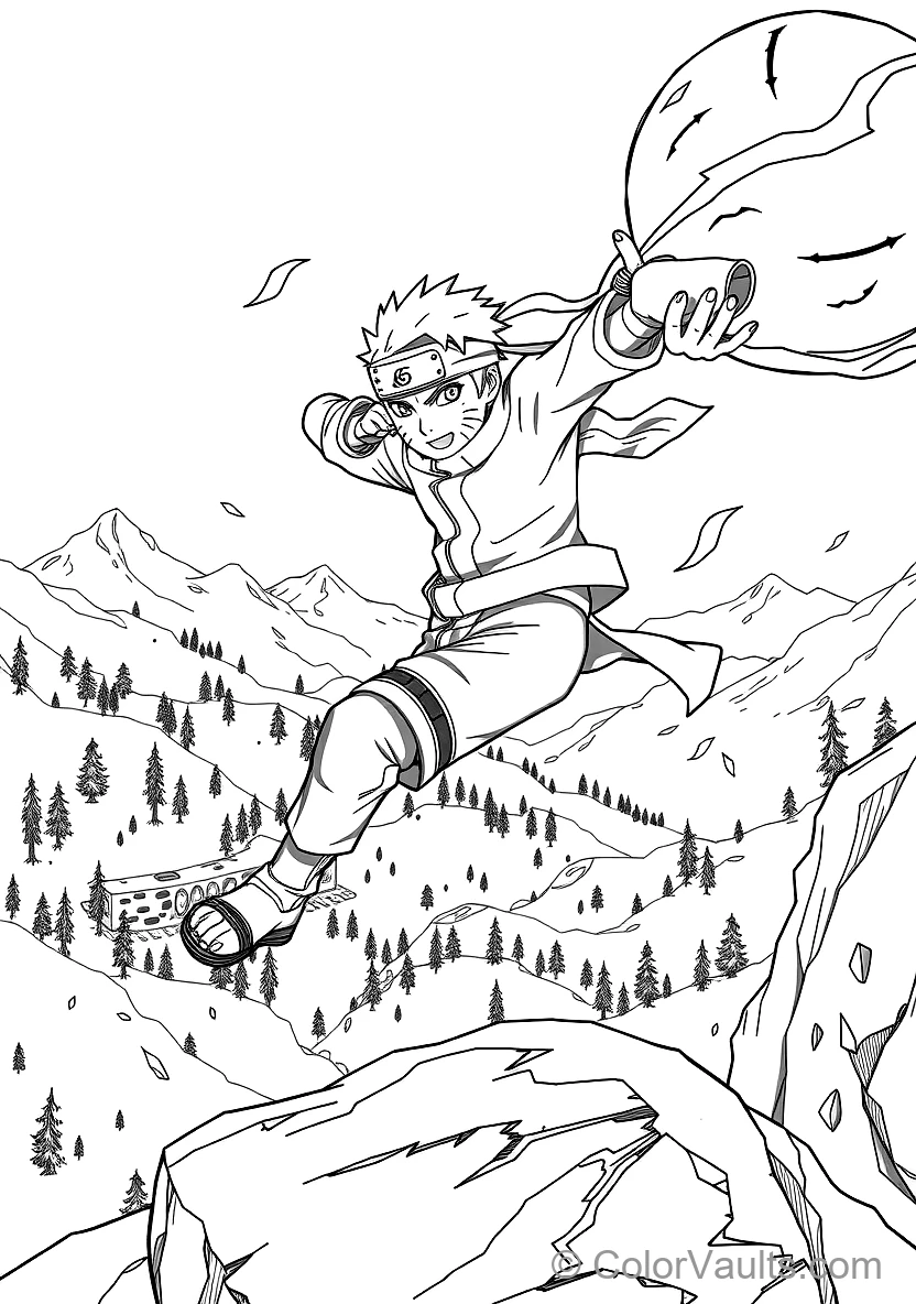 Naruto Uzumaki in Sage Mode with Eye Markings (Scene 10)