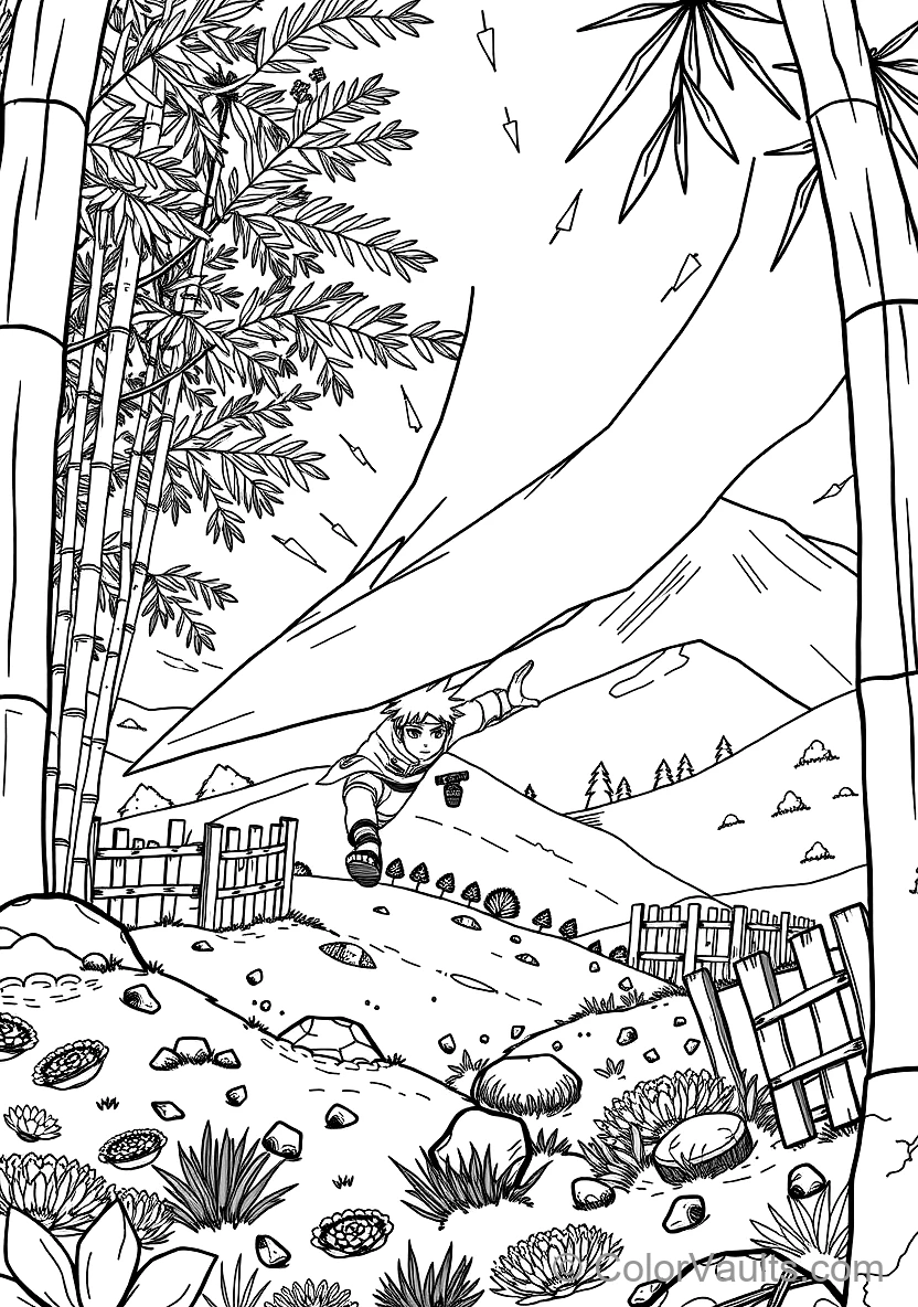 Minato Namikaze the Flash with Fourth Hokage Haori (Scene 11)