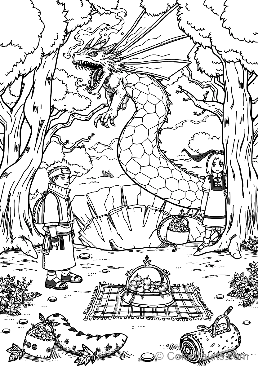 Might Guy Opening the Eighth Gate of Death with Steam (Scene 8)