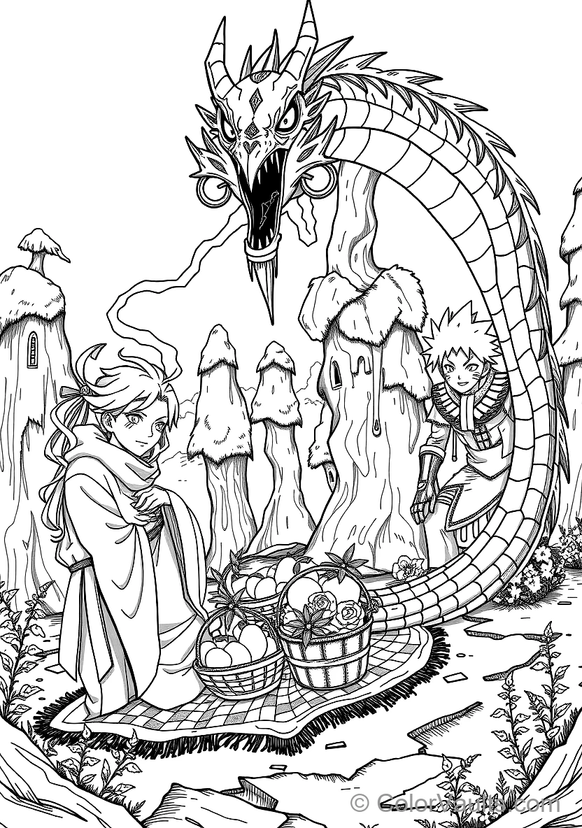 Might Guy Opening the Eighth Gate of Death with Steam (Scene 10)