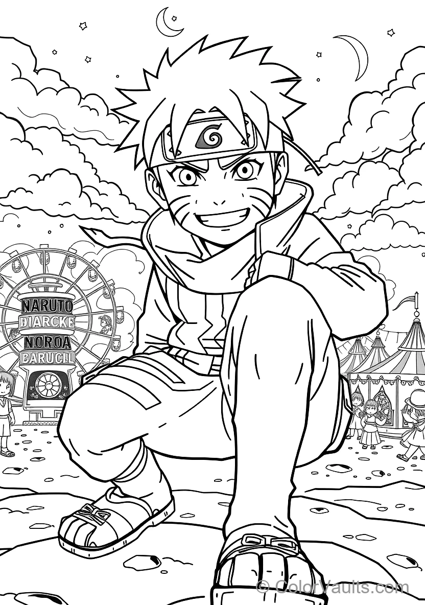 Rock Lee Removing His Extreme Leg Weights with Smiling (Scene 18)