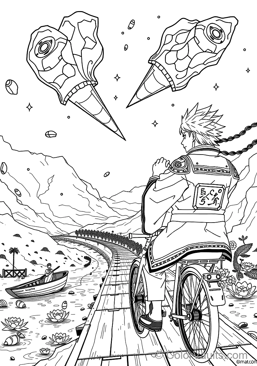 Madara Uchiha with Long Spiky Mane and Samurai Armor (Scene 9)