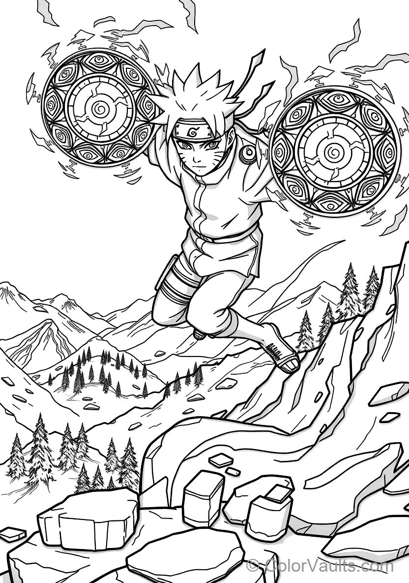 Naruto Uzumaki in Sage Mode with Eye Markings (Scene 14)