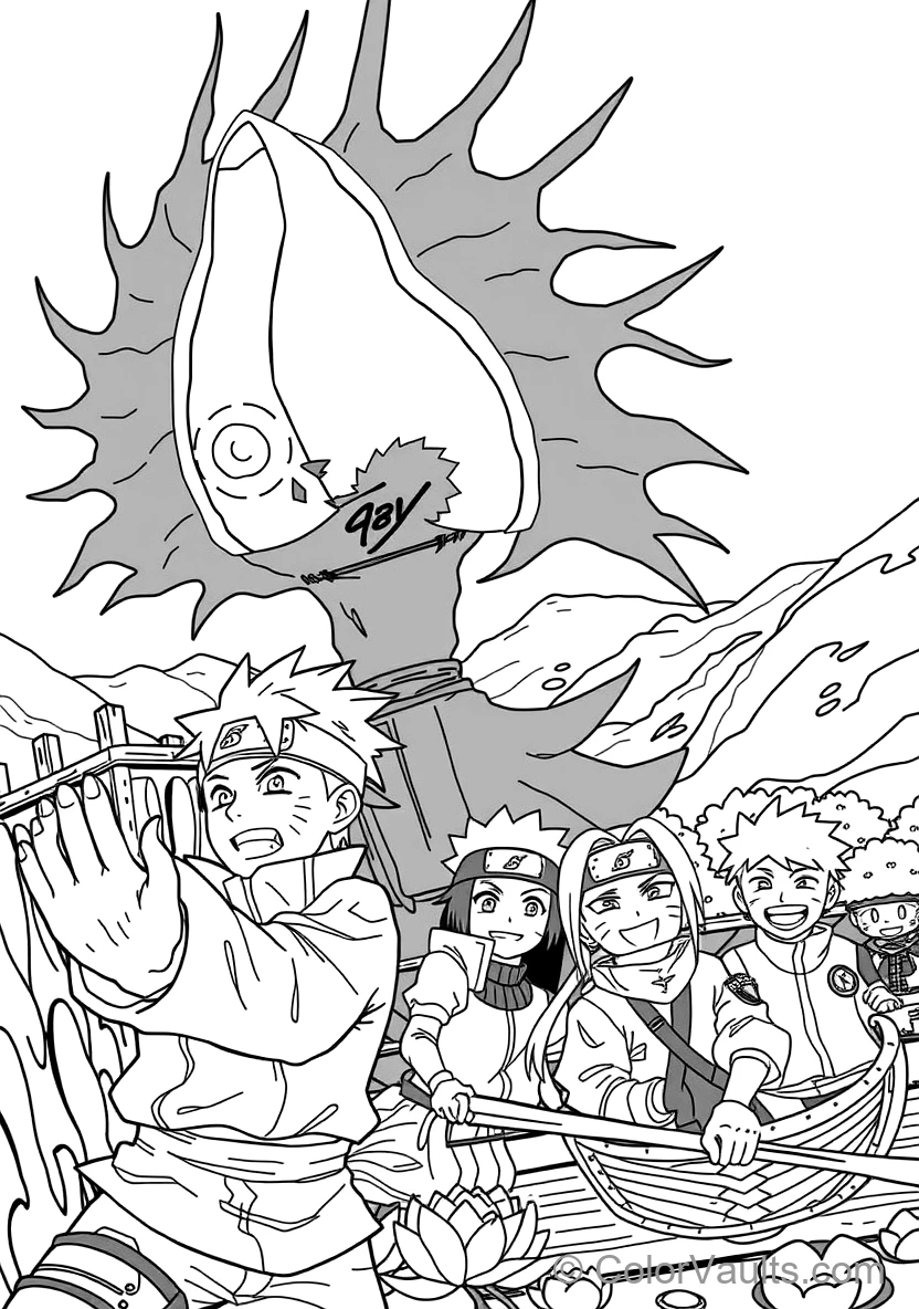 Sasuke Uchiha with Curse Mark Wings Deployed (Scene 11)