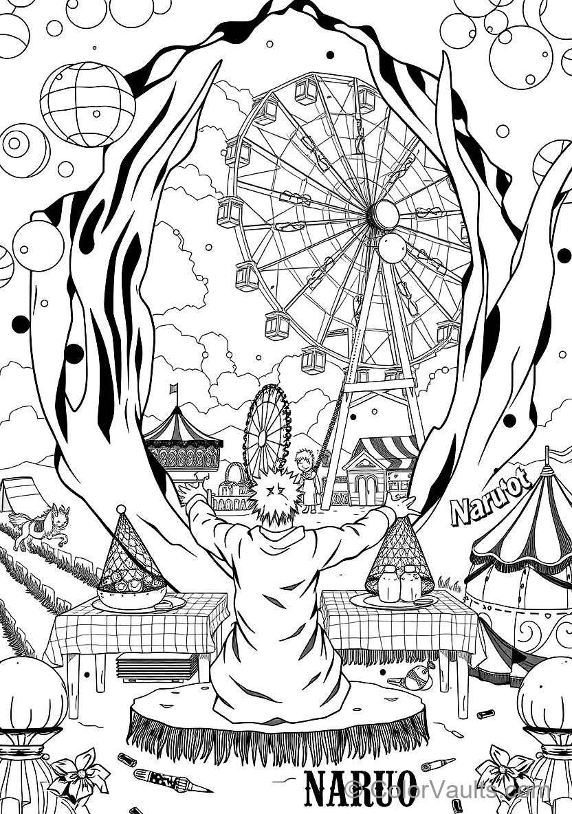 Might Guy Opening the Eighth Gate of Death with Steam (Scene 14)