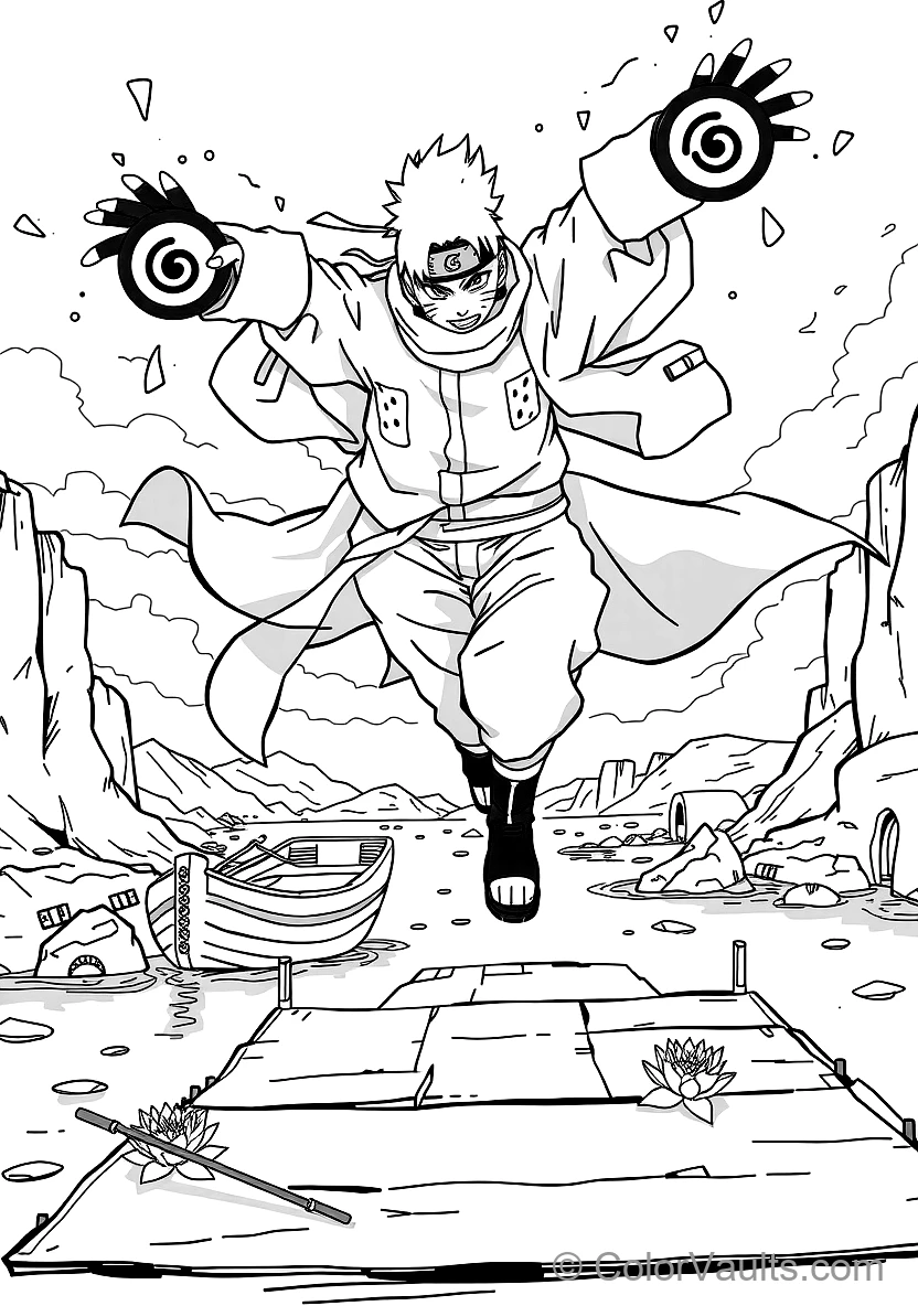 Naruto Uzumaki in Sage Mode with Eye Markings (Scene 15)