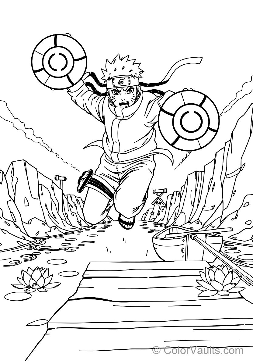 Naruto Uzumaki in Sage Mode with Eye Markings (Scene 16)