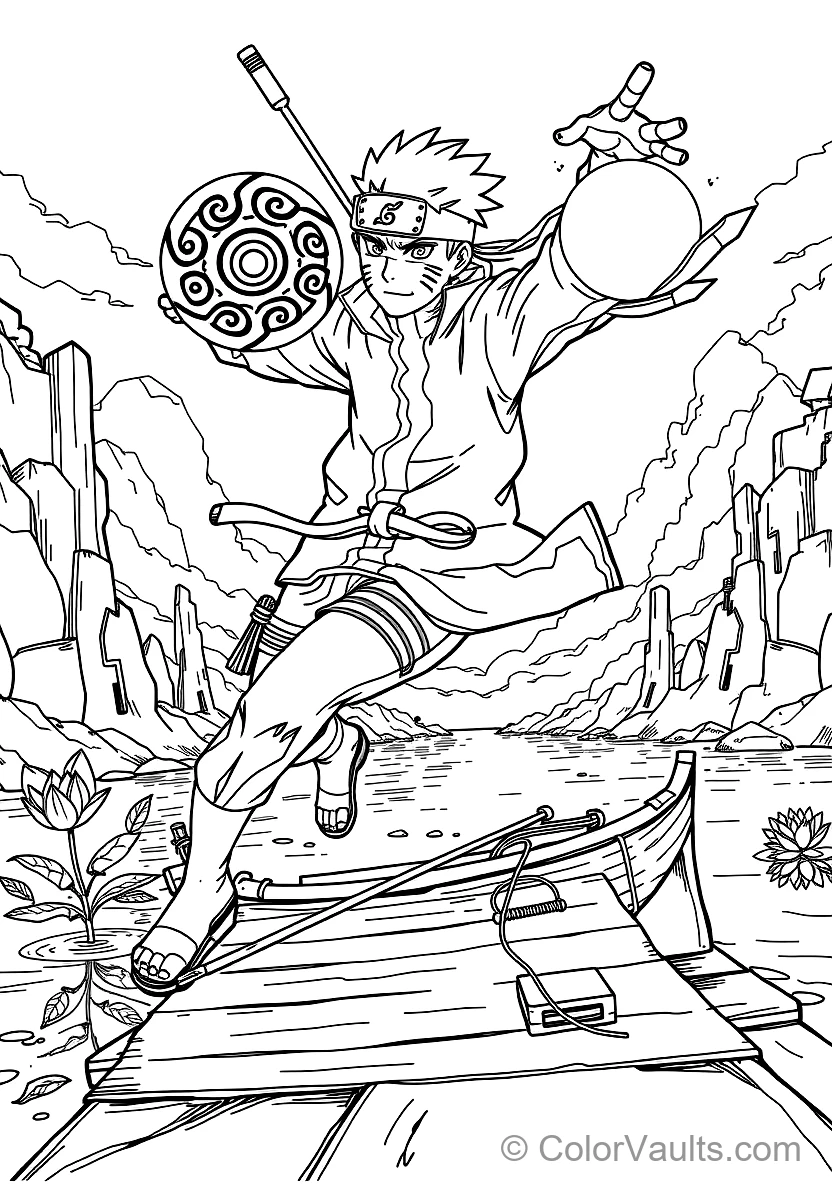 Naruto Uzumaki in Sage Mode with Eye Markings (Scene 18)