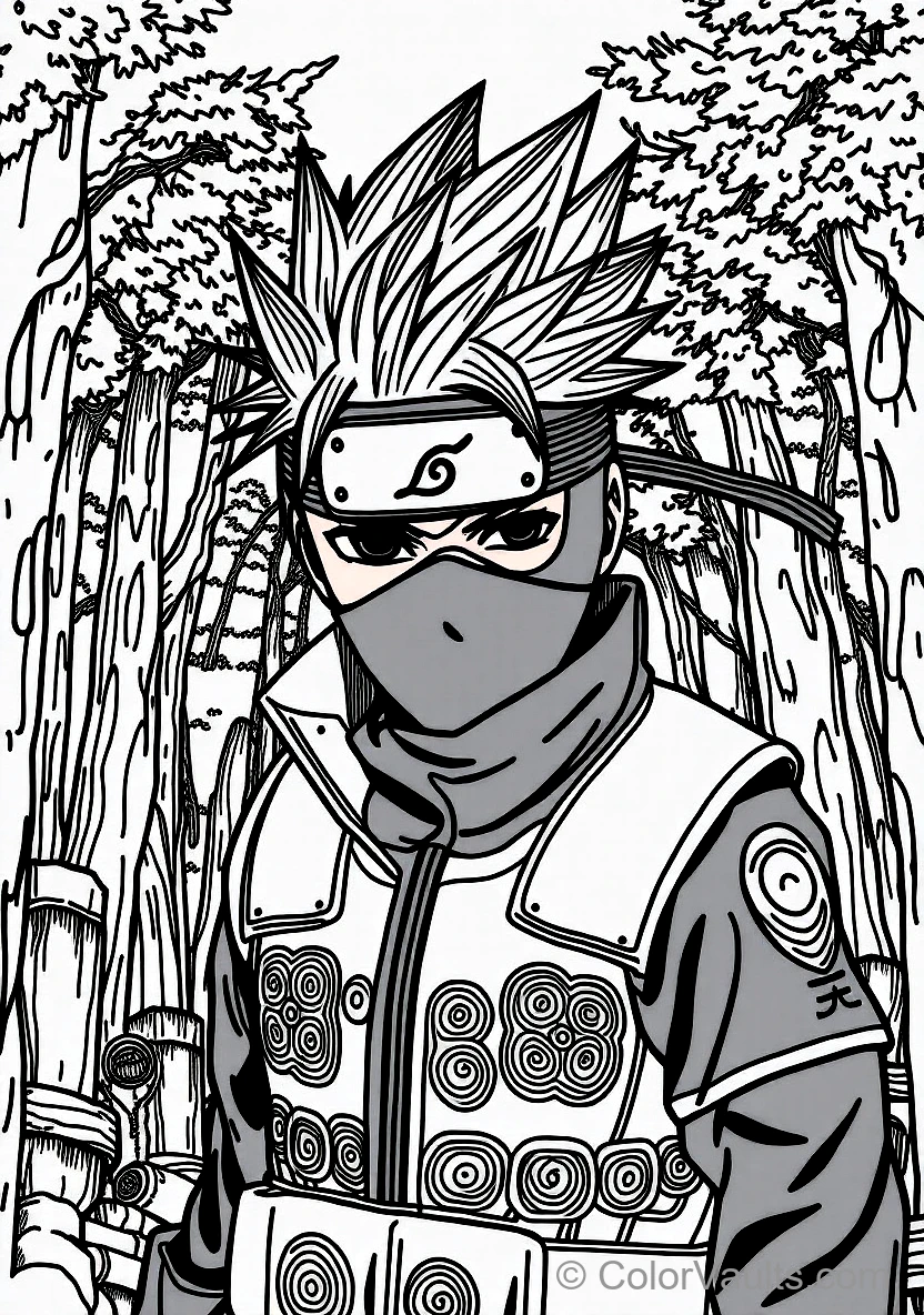Kakashi Hatake From Naruto Shippu (Scene 2)