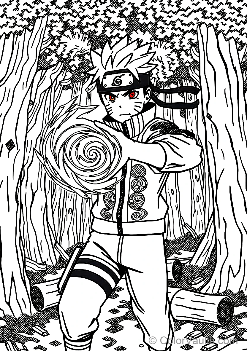 Naruto Uzumaki From Naruto Shippu (Scene 2)