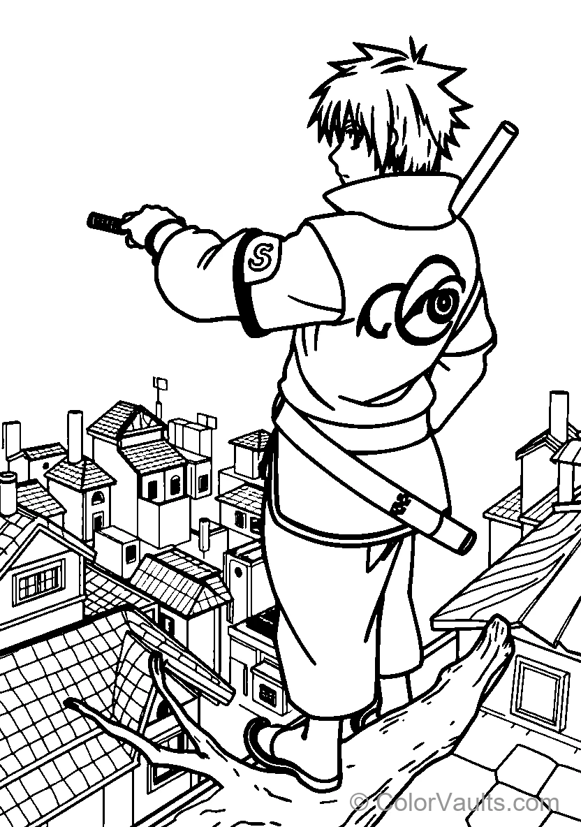 Ninja On Rooftops