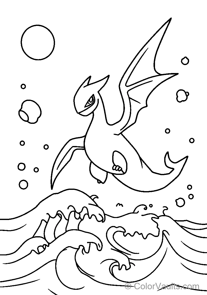 Ocean Life & Whales coloring page 2