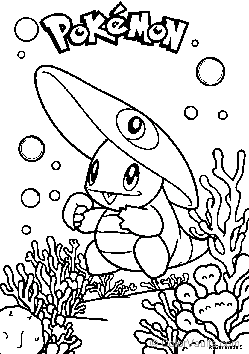 Underwater Squid Pokémon