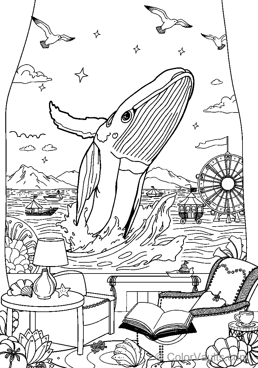 Whale Leaping Out