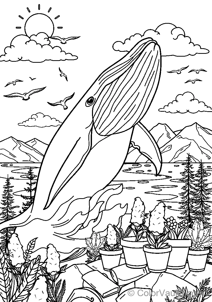 Whale Leaping Out (Scene 3)
