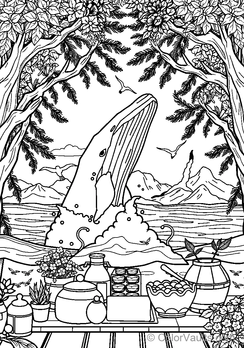 Whale At Table
