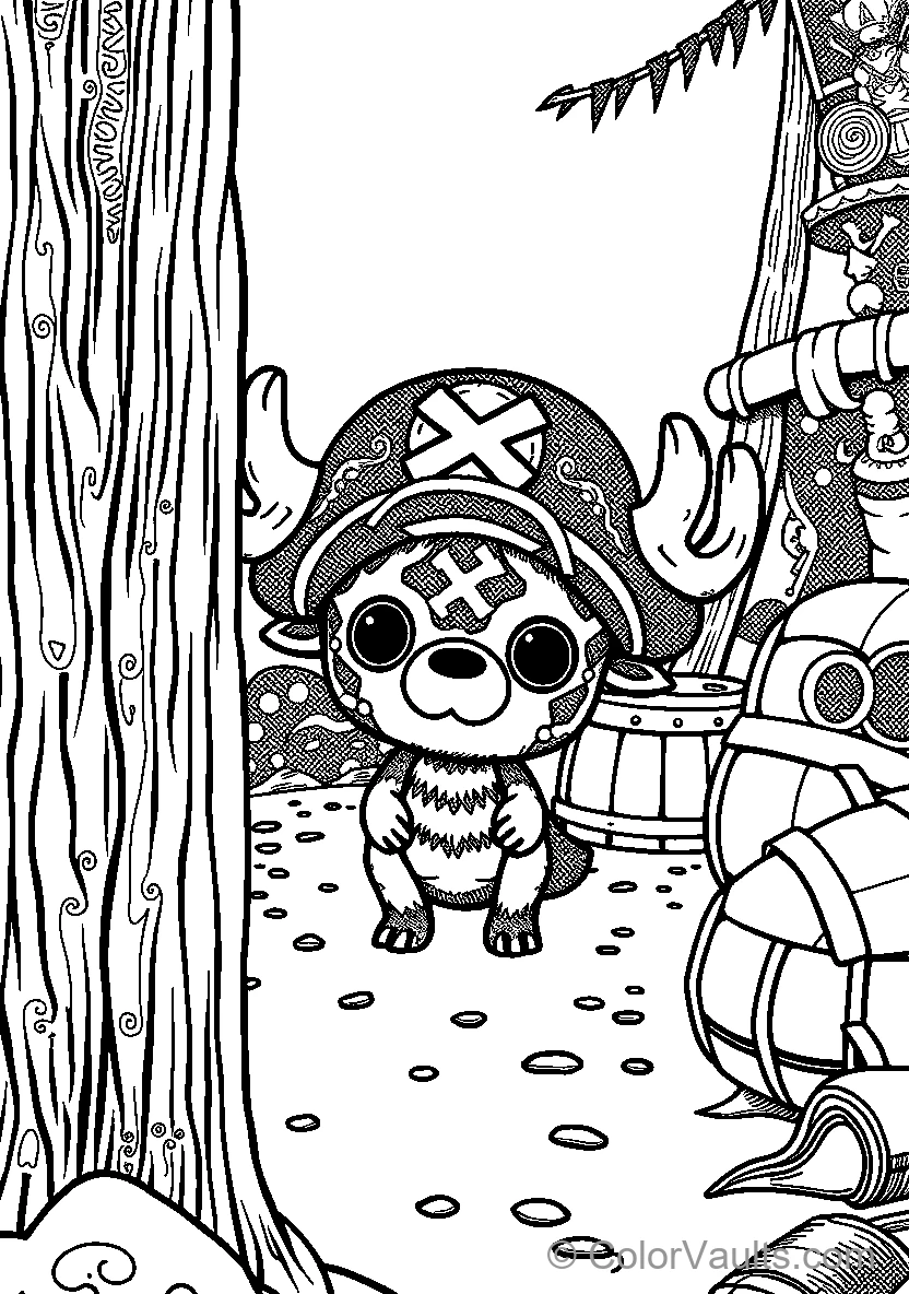 One Piece coloring page 2