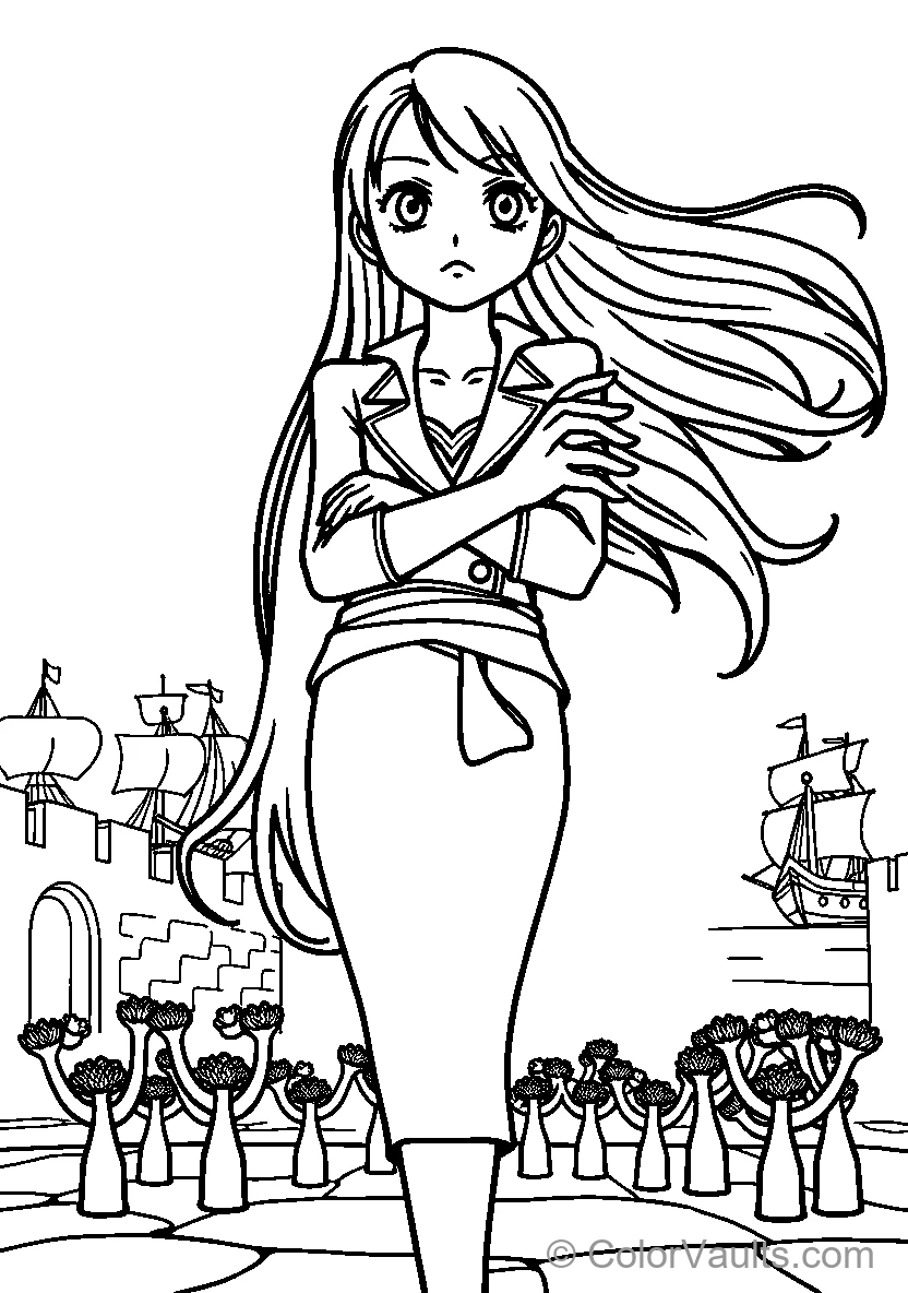 One Piece coloring page 3