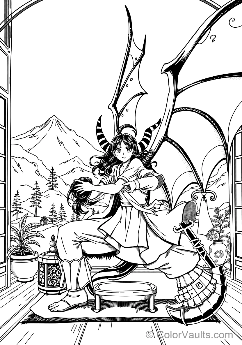 Nico Robin in Demon Fleur Form with Giant Black (Scene 3)