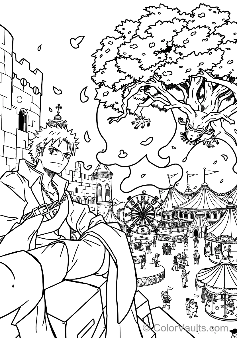 Roronoa Zoro in King of Hell Three-sword Style (Scene 3)