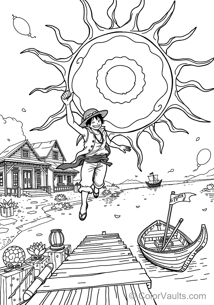 Portgas D. Ace in Open Vest and Beaded Hat (Scene 8)