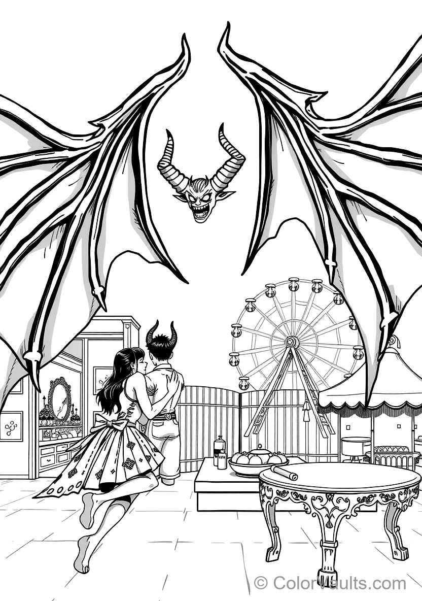 Nico Robin in Demon Fleur Form with Giant Black (Scene 6)