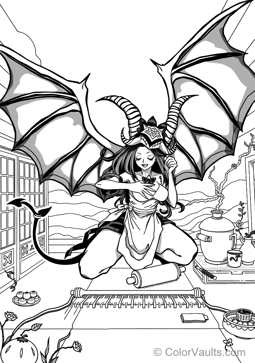 Nico Robin in Demon Fleur Form with Giant Black (Scene 7)