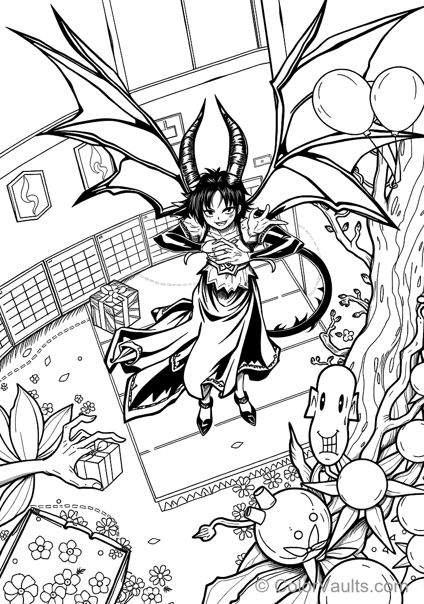 Nico Robin in Demon Fleur Form with Giant Black (Scene 8)