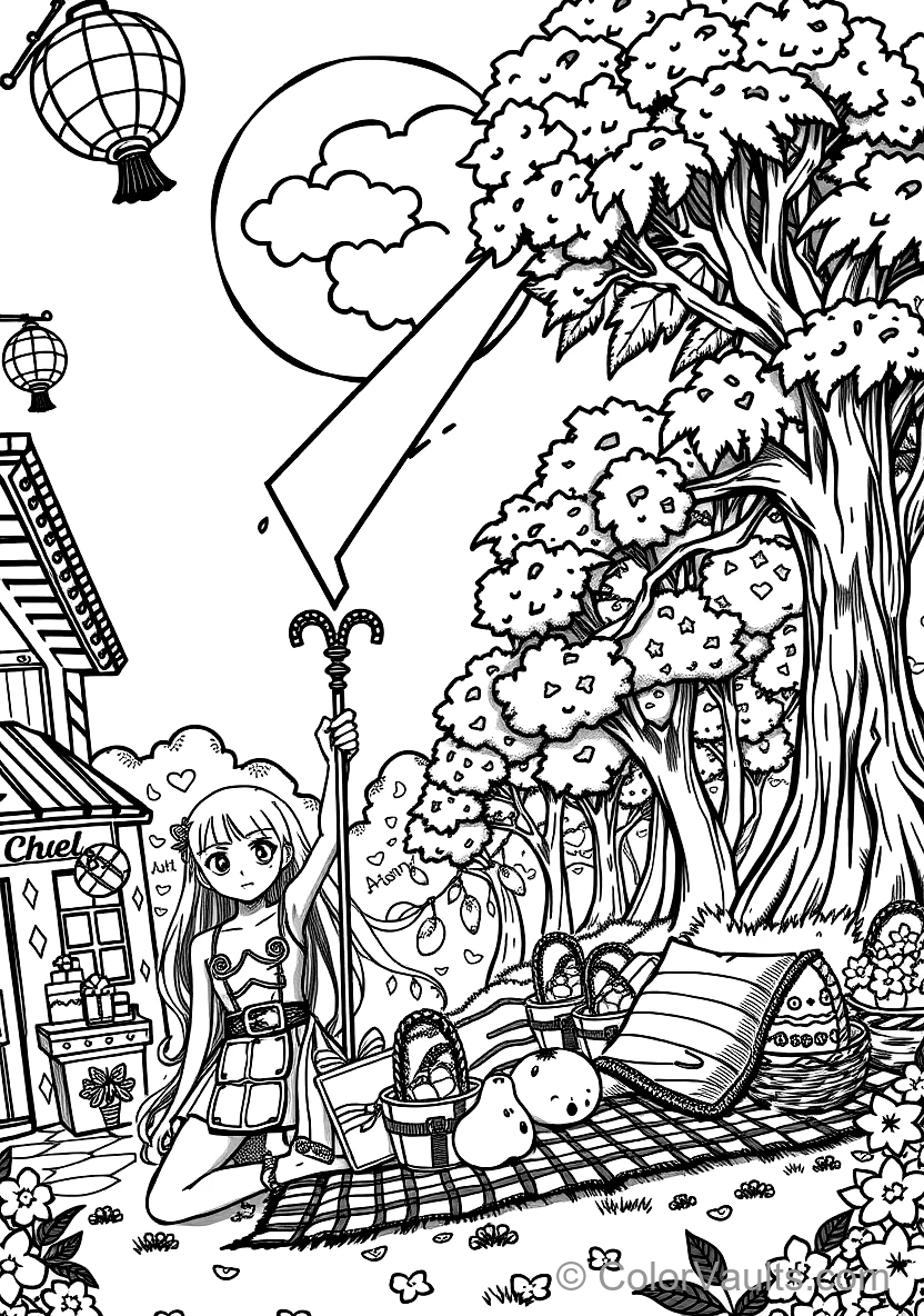 Nami with Zeus Lightning Cloud Holding Clima-tact (Scene 10)