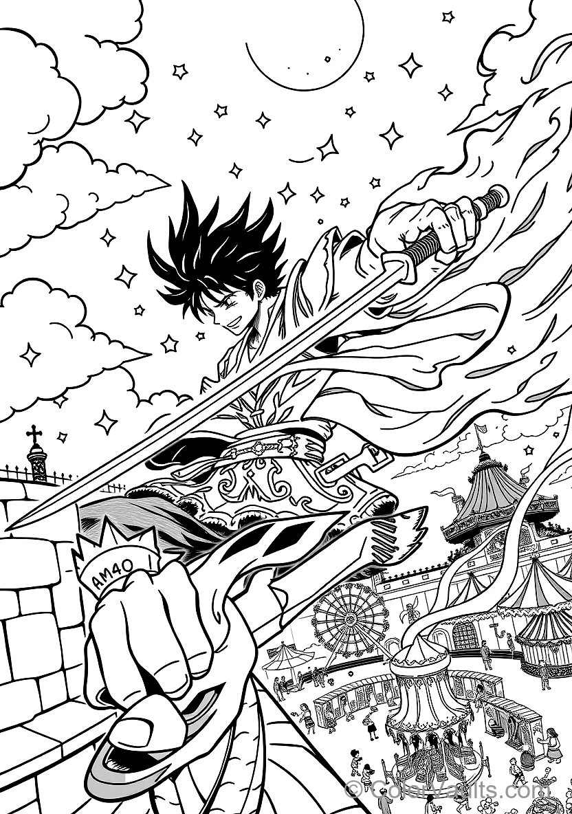 Roronoa Zoro in King of Hell Three-sword Style (Scene 10)