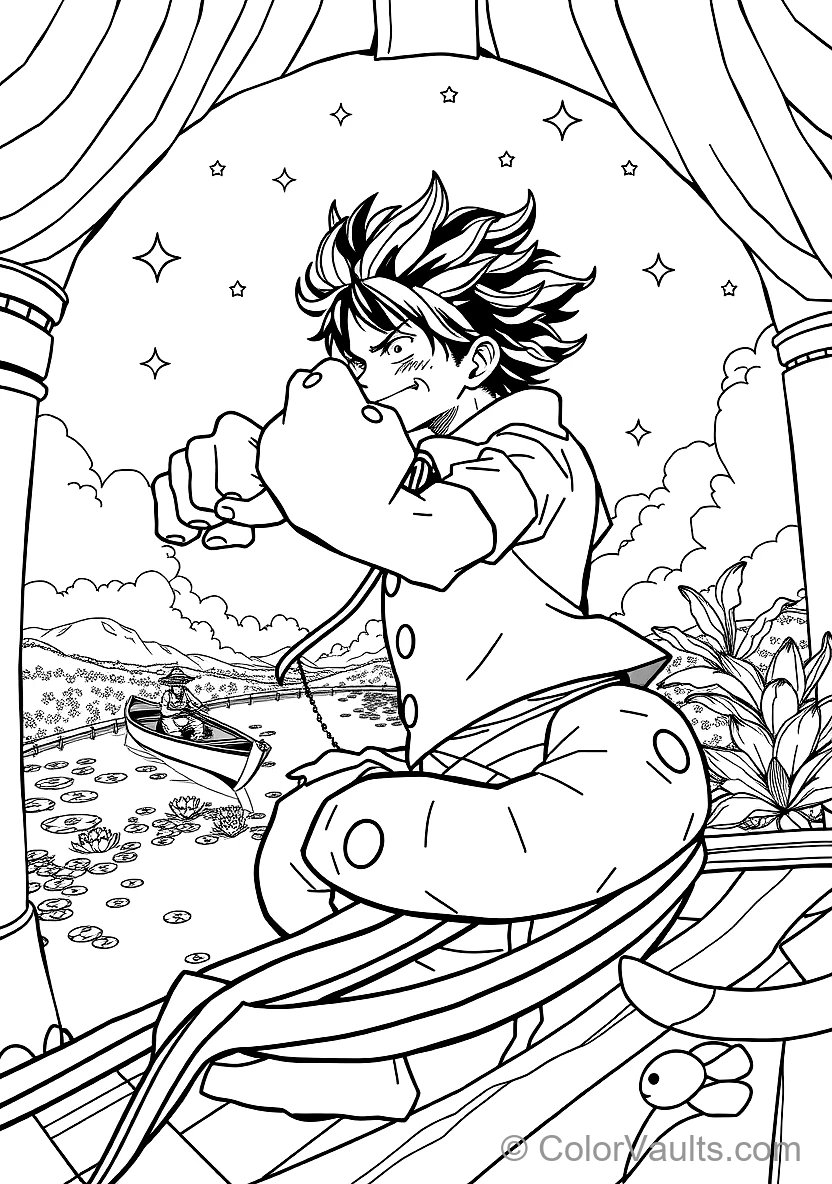 Monkey D. Luffy in Gear 4 Snakeman Form with Steam (Scene 9)