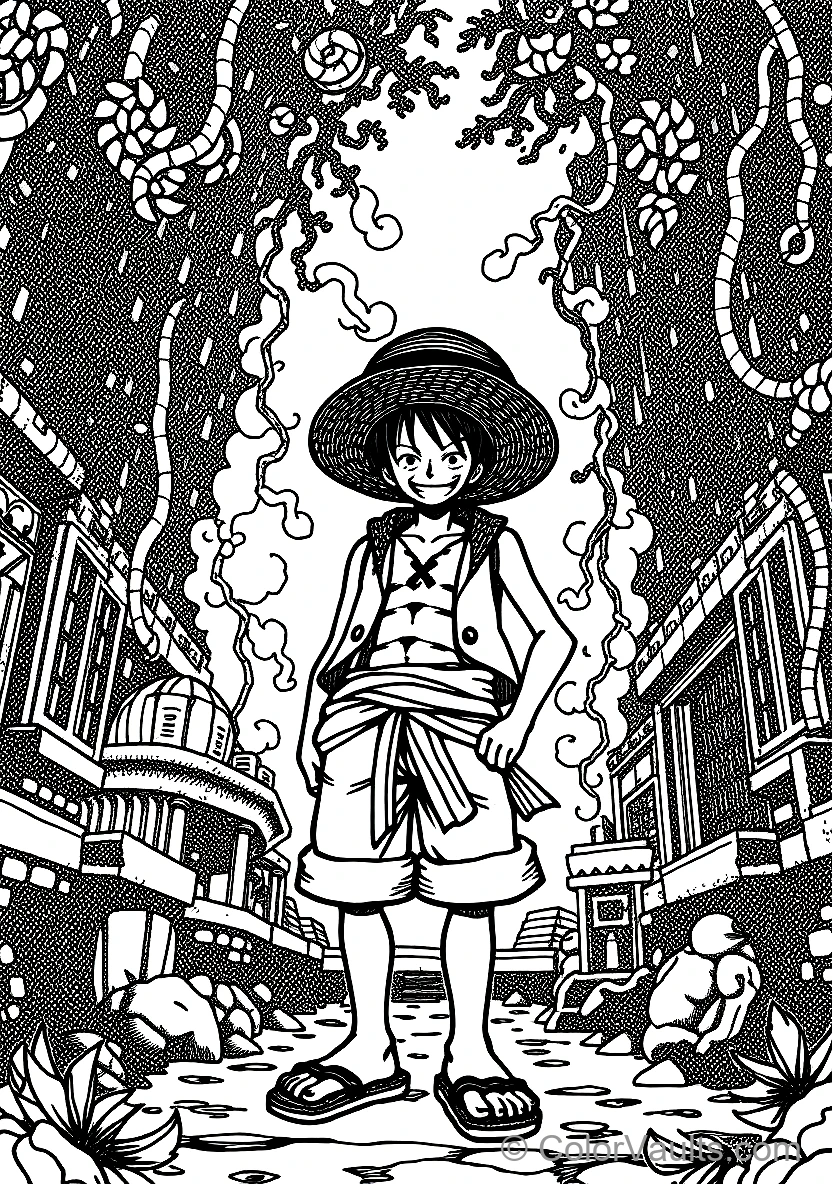 Anime Monkey D. Luffy from One Piece