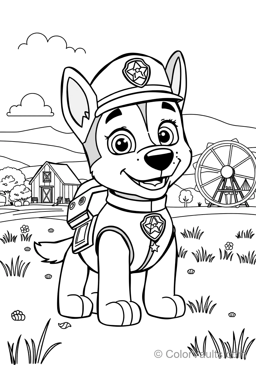 Paw Patrol coloring page 3
